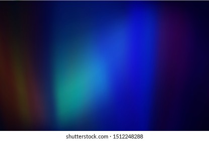 Dark Blue, Green vector abstract layout. Glitter abstract illustration with gradient design. New style for your business design.
