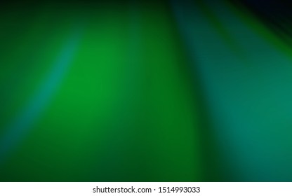 Dark Blue, Green vector abstract blurred background. Glitter abstract illustration with gradient design. Elegant background for a brand book.