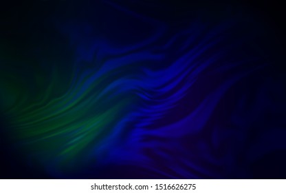 Dark Blue, Green vector abstract blurred layout. Colorful illustration in abstract style with gradient. Blurred design for your web site.