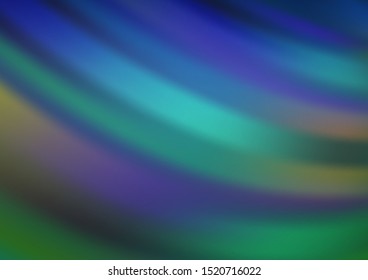 Dark Blue, Green vector abstract bright template. An elegant bright illustration with gradient. The elegant pattern for brand book.