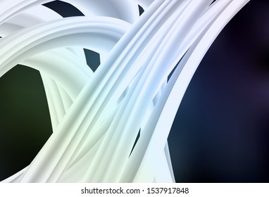 Dark Blue, Green vector abstract bright template. Creative illustration in halftone style with gradient. Background for a cell phone.