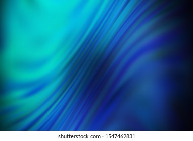 Dark Blue, Green vector abstract bright pattern. Colorful abstract illustration with gradient. Completely new design for your business.