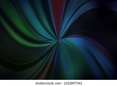 Dark Blue, Green vector abstract layout. Colorful abstract illustration with gradient. Blurred design for your web site.