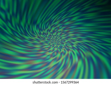 Dark Blue, Green vector abstract blurred pattern. An elegant bright illustration with gradient. A completely new design for your business.