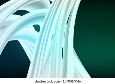 Dark Blue, Green vector abstract bright pattern. Glitter abstract illustration with gradient design. Background for a cell phone.