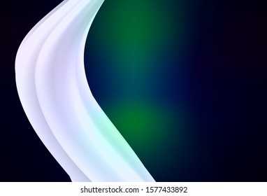 Dark Blue, Green vector abstract blurred background. An elegant bright illustration with gradient. Blurred design for your web site.