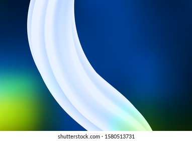 Dark Blue, Green vector abstract blurred background. Colorful abstract illustration with gradient. New design for your business.