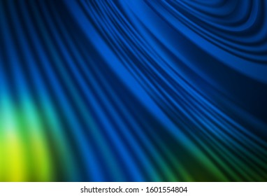 Dark Blue, Green vector abstract blurred background. Colorful abstract illustration with gradient. Smart design for your work.