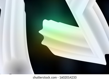 Dark Blue, Green vector abstract blurred background. Abstract colorful illustration with gradient. Completely new design for your business.
