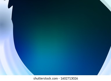 Dark Blue, Green vector abstract bright texture. Creative illustration in halftone style with gradient. Background for designs.