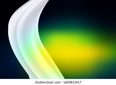 Dark Blue, Green vector abstract blurred layout. Modern abstract illustration with gradient. Background for designs.