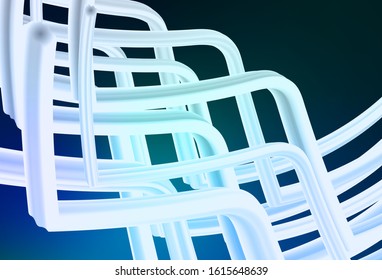 Dark Blue, Green vector abstract blurred background. Modern abstract illustration with gradient. New style design for your brand book.