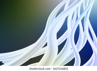 Dark Blue, Green vector abstract bright pattern. Glitter abstract illustration with gradient design. Blurred design for your web site.