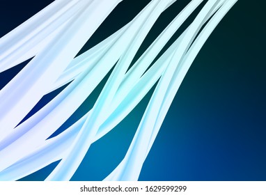 Dark Blue, Green vector abstract blurred layout. A completely new colored illustration in blur style. Smart design for your work.