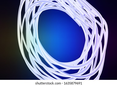 Dark Blue, Green vector abstract blurred background. New colored illustration in blur style with gradient. Smart design for your work.