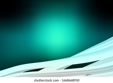 Dark Blue, Green vector abstract bright pattern. Colorful illustration in abstract style with gradient. Blurred design for your web site.