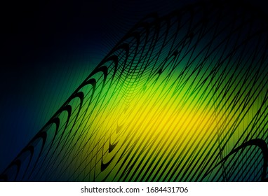 Dark Blue, Green vector abstract bright template. Modern abstract illustration with gradient. The best blurred design for your business.