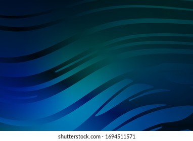 Dark Blue, Green vector abstract bright template. Colorful abstract illustration with gradient. Elegant background for a brand book.