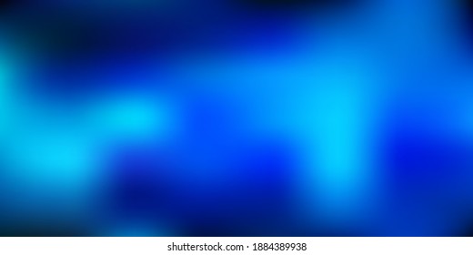 Dark blue, green vector abstract blur template. Abstract colorful illustration in blur style with gradient. Modern design for your apps.