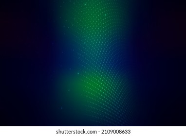 Dark Blue, Green vector Abstract illustration with colored bubbles in nature style. Abstract illustration with colored bubbles in nature style. Wallpaper for a cell phone.
