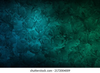 Dark Blue, Green vector abstract design with roses, flowers. Sketchy doodle flowers on white background. New design for your business.