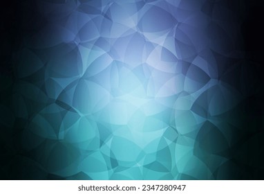 Dark Blue, Green vector abstract polygonal background. Modern abstract illustration with triangles. A completely new design for your leaflet.