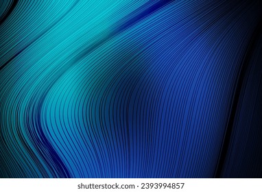 Bleu foncé, arrière-plan Vert vectoriel abstrait flou. Illustration élégante et claire avec dégradé. Arrière-plan élégant pour un livre de marque.