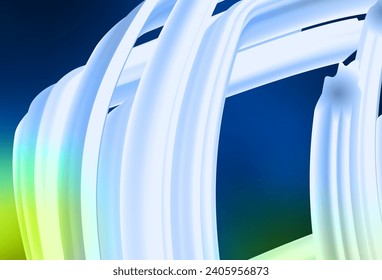 Dark Blue, Green vector abstract bright pattern. Colorful illustration in abstract style with gradient. Elegant background for a brand book.