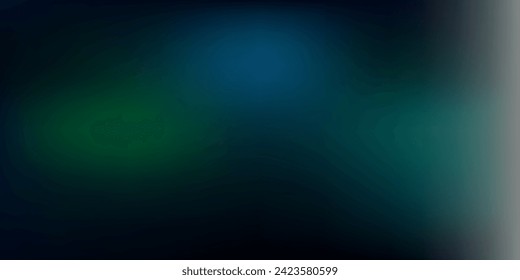 Diseño de borrón abstracto de vector verde y azul oscuro. Ilustración colorida con gradiente en estilo de medio tono. La mejor opción para tu diseño.