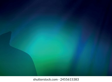 Dark Blue, Green vector abstract layout. Abstract colorful illustration with gradient. New way of your design.