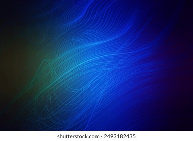 Dark Blue, Green vector abstract bright pattern. New colored illustration in blur style with gradient. New design for your business.