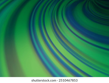 Dark Blue, Green vector abstract bokeh pattern. An elegant bright illustration with gradient. A completely new template for your design.