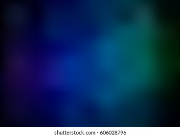 Dark Blue, Green vector abstract textured blur background. Blurry abstract design. Pattern can be used for background.