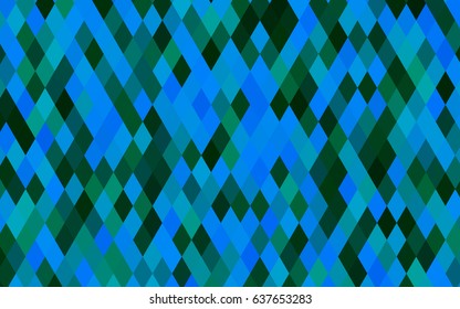 Dark Blue, Green vector abstract polygonal pattern. A completely new color illustration in a vague style. Brand-new style for your business design.
