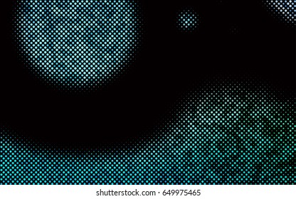 Dark Blue, Green vector abstract pattern with circles. Geometry template for your business design. Background with colored spheres.