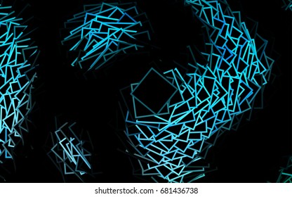 Dark Blue, Green vector abstract textured polygonal background. Blurry rectangular design. The pattern with repeating rectangles can be used for background.