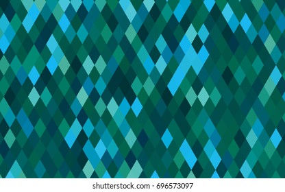 Dark Blue, Green vector abstract polygonal template. An elegant bright illustration with gradient. A new texture for your design.