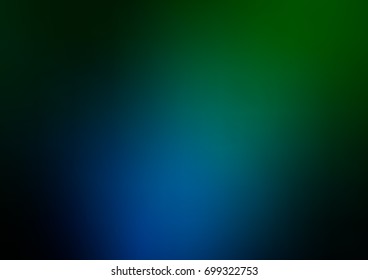 Dark Blue, Green vector abstract blurred background. A vague abstract illustration with gradient. The elegant pattern can be used as part of a brand book.