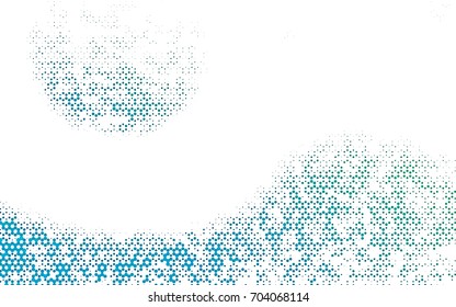 Dark Blue, Green vector abstract textured polygonal background. Brand-new blurry hexagonal design. Pattern can be used for background.