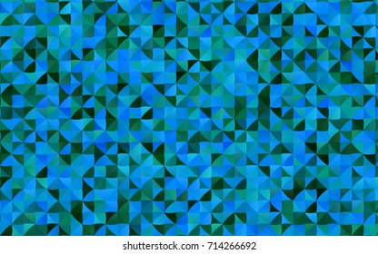 Dark Blue, Green vector abstract polygonal background. Colorful abstract illustration with gradient. Brand-new style for your business design.