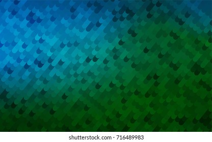 Dark Blue, Green vector abstract cambered background. Brand-new colored illustration in blurry style with gradient. A completely new template for your business design.