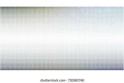 Dark Blue, Green vector abstract pattern with circles. Geometry template for your business design. Background with colored spheres.