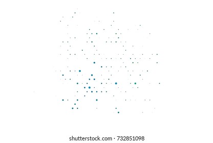 Dark Blue, Green vector abstract pattern with circles. Geometry template for your business design. Background with colored spheres.