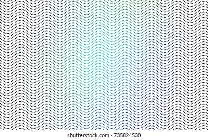 Dark Blue, Green vector abstract pattern with circles. Geometry template for your business design. Background with colored spheres.