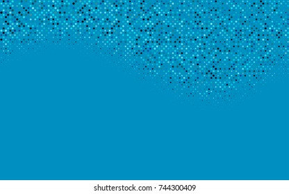 Dark Blue, Green vector abstract pattern with circles. Geometry template for your business design. Background with colored spheres.