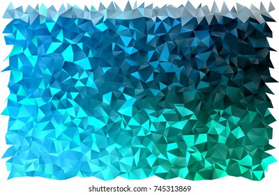 Dark Blue, Green vector abstract mosaic pattern. A completely new color illustration in a vague style. The textured pattern can be used for background.