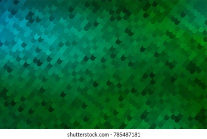 Dark Blue, Green vector abstract cambered pattern. Colorful abstract illustration with gradient crooked lines. The template can be used as a background for cell phones.