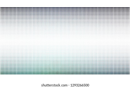Dark Blue, Green vector  backdrop with dots. Beautiful colored illustration with blurred circles in nature style. Design for your business advert.