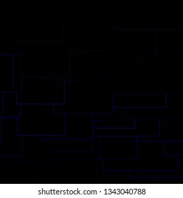 Dark Blue, Green vector backdrop with rectangles. New abstract illustration with rectangular shapes. Pattern for commercials, ads.