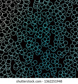 Dark Blue, Green vector backdrop with circles. Abstract illustration with colorful spots in nature style. Design for your commercials.